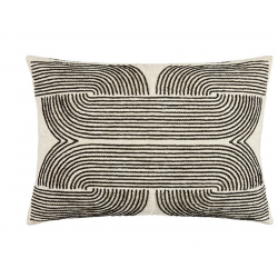 Coussin coton brodé